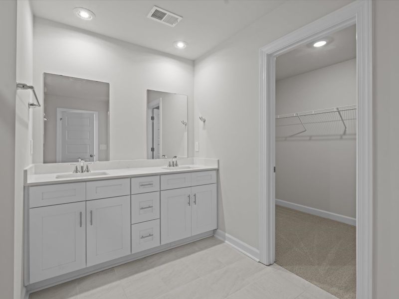 Furnished interior view inside a new home in Creek Ridge - Heritage Collection, Spartanburg (Image 6).