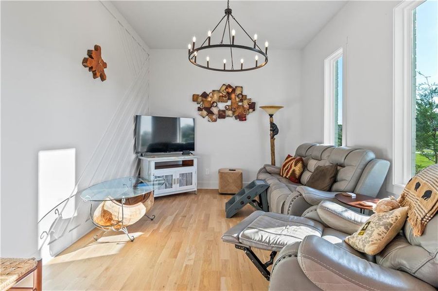Furnished interior view inside a new home in , Clermont (Image 8). Furnished interior view inside a new home in , Clermont (Image 8).