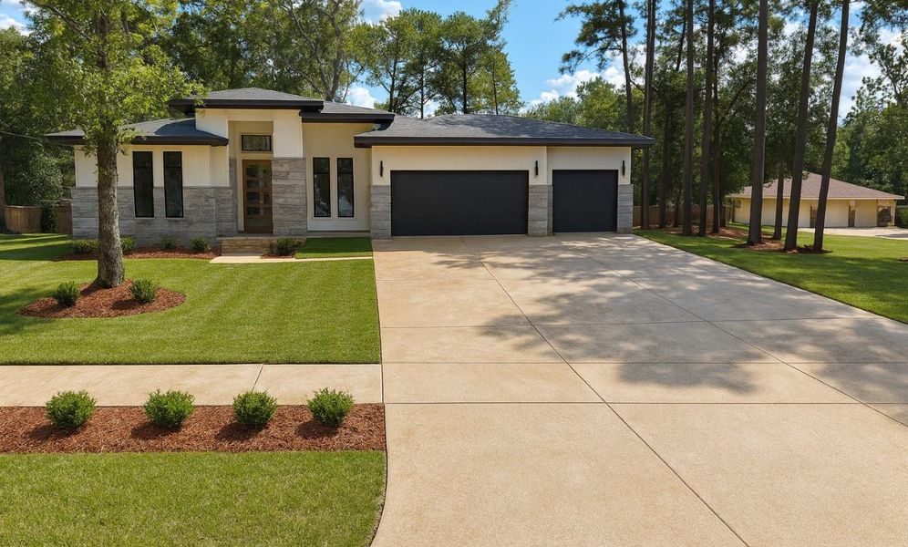 Image enhanced with AI-generated lawn and landscaping for visualization purposes. Actual landscaping installation coming soon! Image enhanced with AI-generated lawn and landscaping for visualization purposes. Actual landscaping installation coming soon!