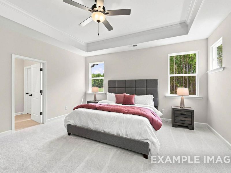 Furnished interior view inside a new home in Forestville Yard, Knightdale (Image 4).