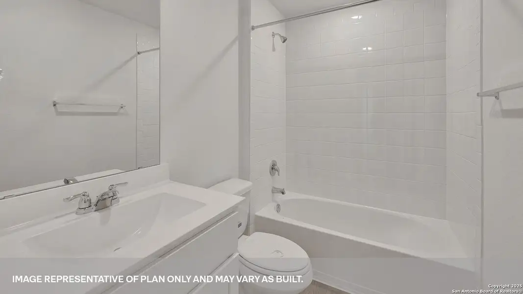 Furnished interior view inside a new home in Trace, San Marcos (Image 9).