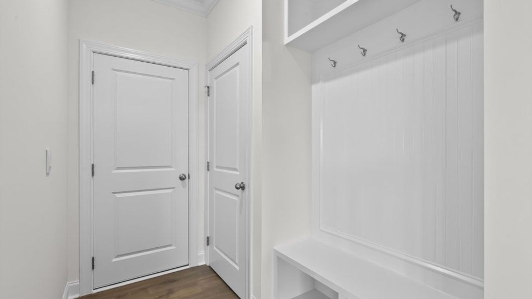 Representative unfurnished interior of a home built from the Wylie by D.R. Horton in Kalas Falls, Wake Forest (Image 24).