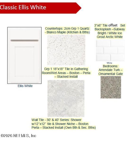 Sample of building materials used in homes in Wells Landing, Jacksonville (Image 21).