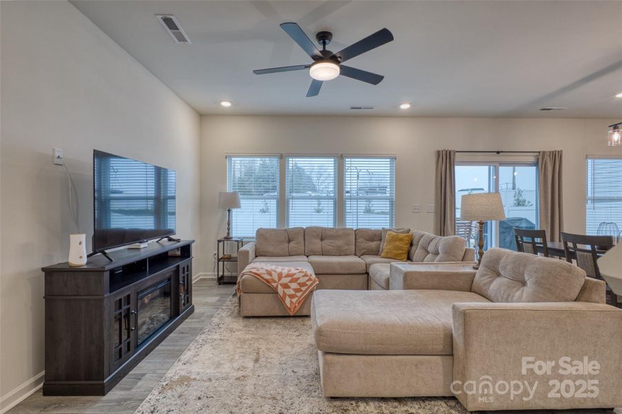 Furnished interior view inside a new home in , York (Image 6). Furnished interior view inside a new home in , York (Image 6).