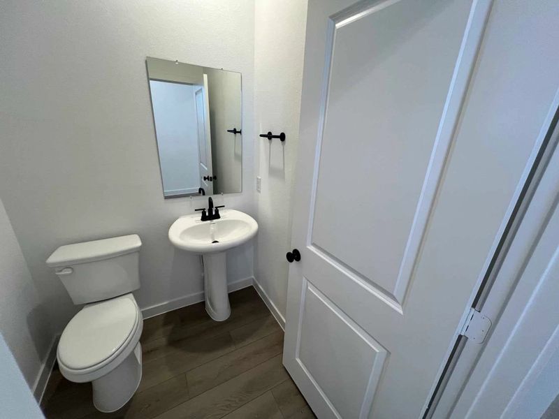 Powder Bathroom Construction Progress