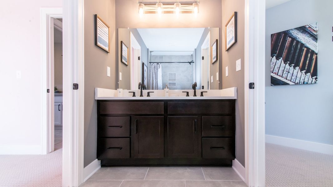 Representative furnished interior of a home built from the The Chesterfield by Norfolk Homes in Valleys, Jackson (Image 56).