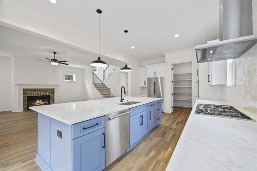 Furnished interior view inside a new home in , Madison (Image 7).