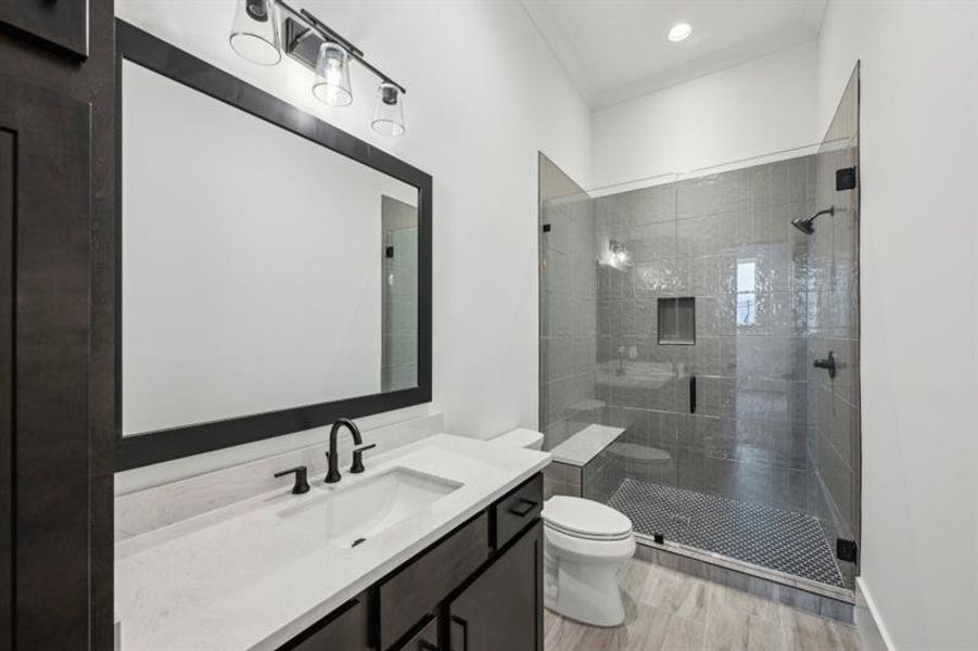 Furnished interior view inside a new home in , Atlanta (Image 14).