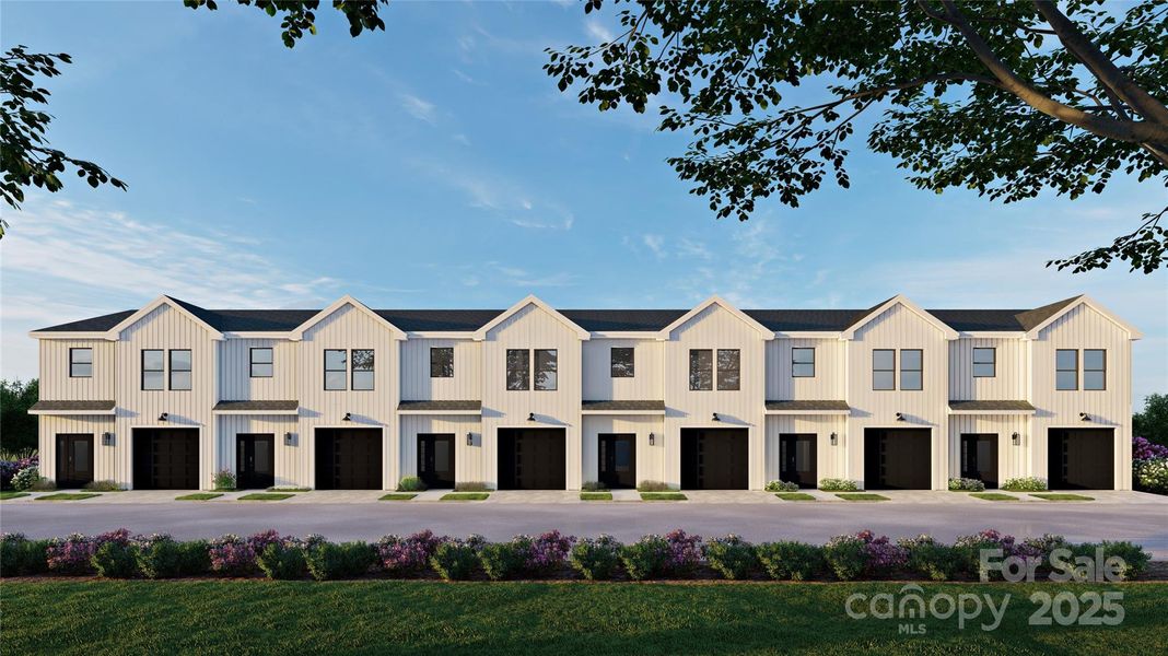 Front exterior of a new home in , Hickory, NC, highlighting curb appeal (Image 2).