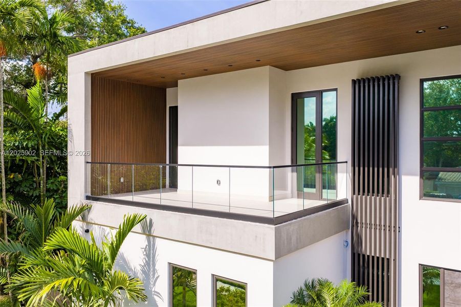Exterior details and patio area of a home in , Miami (Image 27). Exterior details and patio area of a home in , Miami (Image 27).