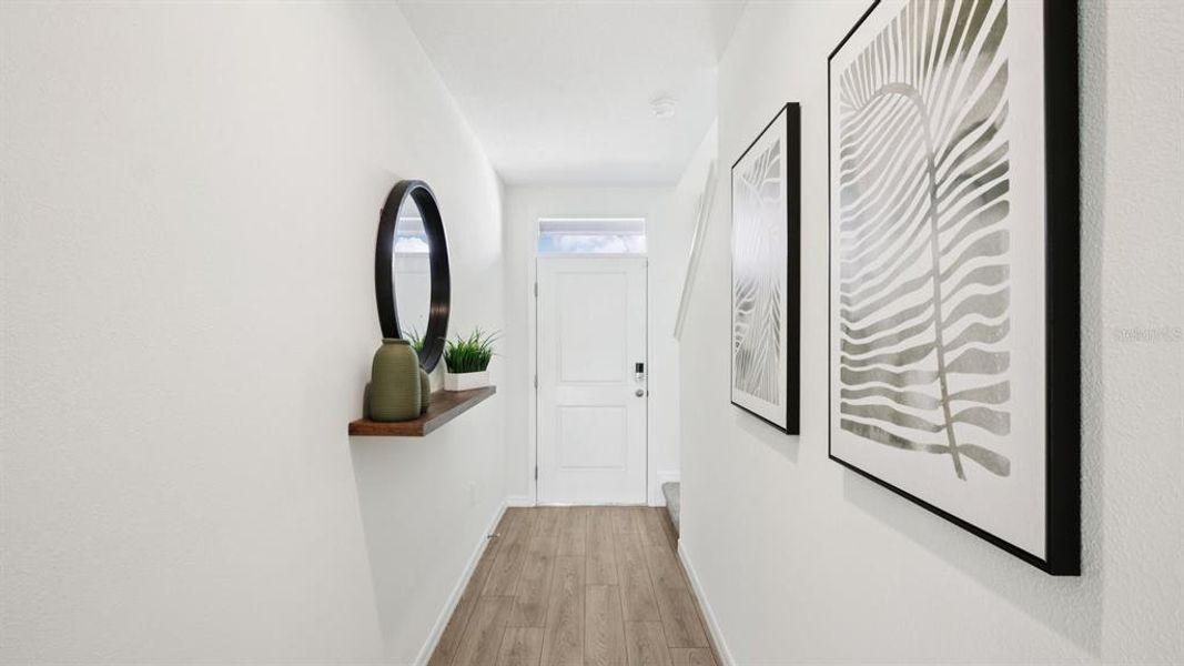 Furnished interior view inside a new home in Towns at Woodsdale, Wesley Chapel (Image 13).