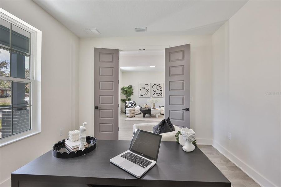 Furnished interior view inside a new home in , Tampa (Image 15).