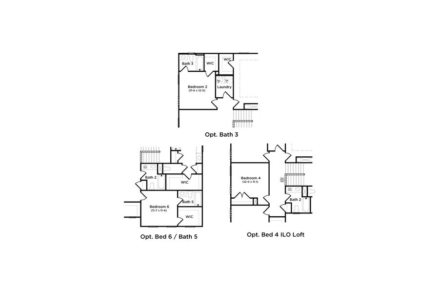 2D floor plan layout of this home in Cottages of Bearwood, Mount Pleasant, TN (Image 22).
