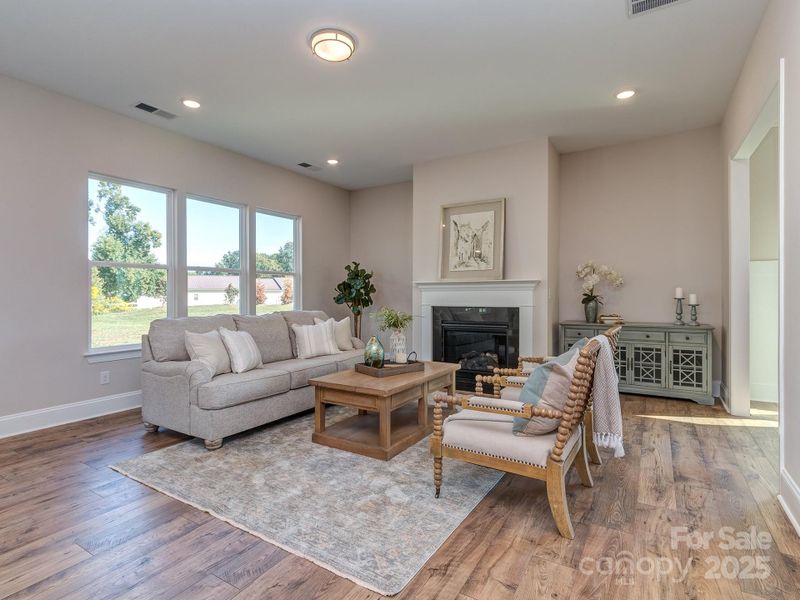 Furnished interior view inside a new home in , Clover (Image 5).