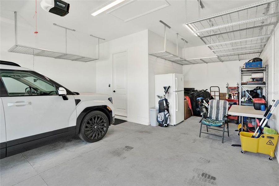 Overhead Storage in Garage