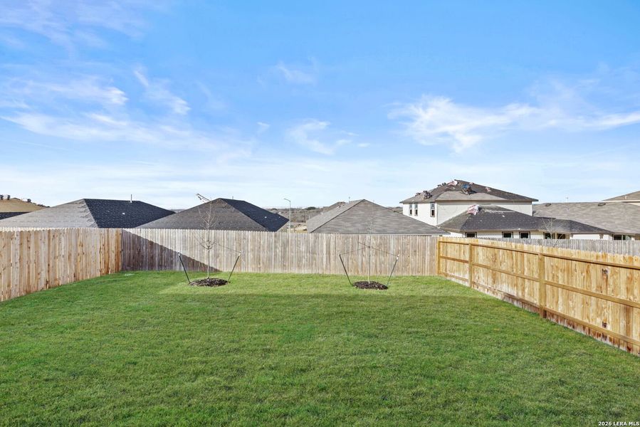 Exterior details and patio area of a home in Stonehill, San Antonio (Image 3).