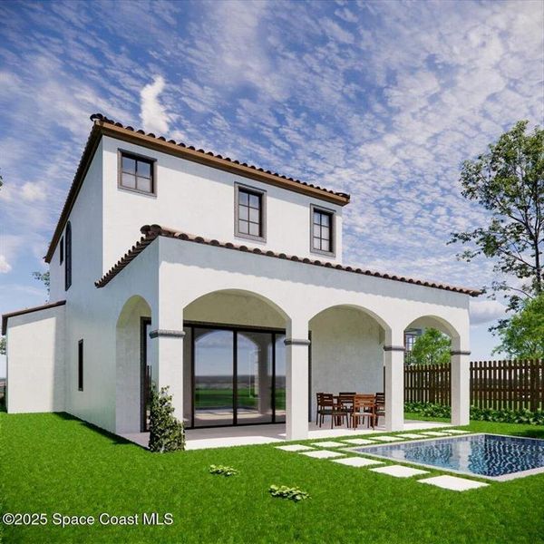 Exterior details and patio area of a home in , Winter Park (Image 36). Exterior details and patio area of a home in , Winter Park (Image 36).