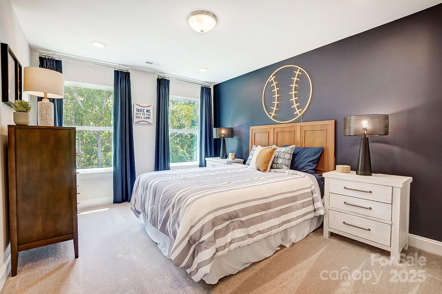 Furnished interior view inside a new home in Grier Meadows, Charlotte (Image 24).