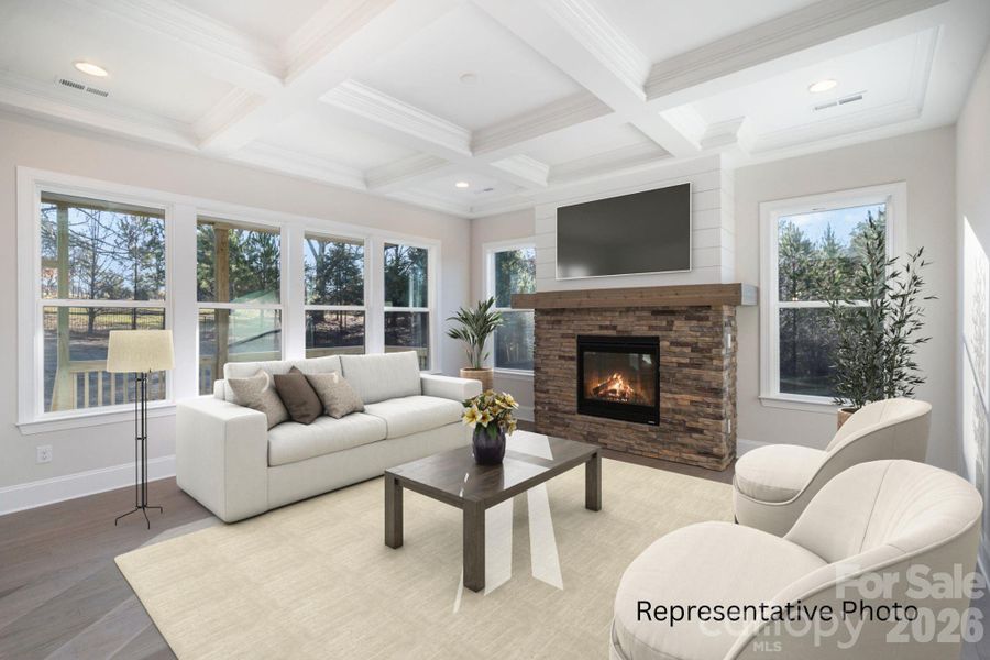 Furnished interior view inside a new home in Edmunds Farm, Clover (Image 11).