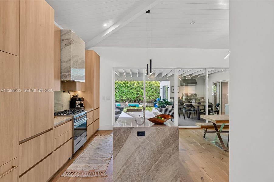 Furnished interior view inside a new home in , Miami (Image 3).