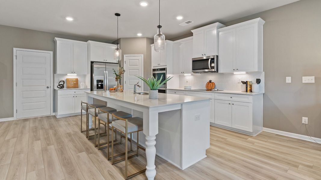 Representative furnished interior of a home built from the McKinley II by DRB Homes in Northcroft, Loganville (Image 19).