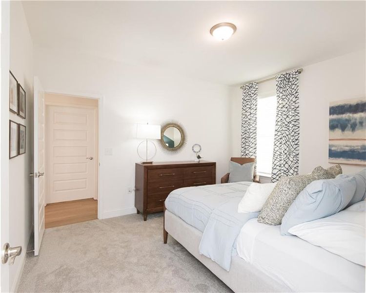 Furnished interior view inside a new home in Cooper's Walk, Loganville (Image 34).