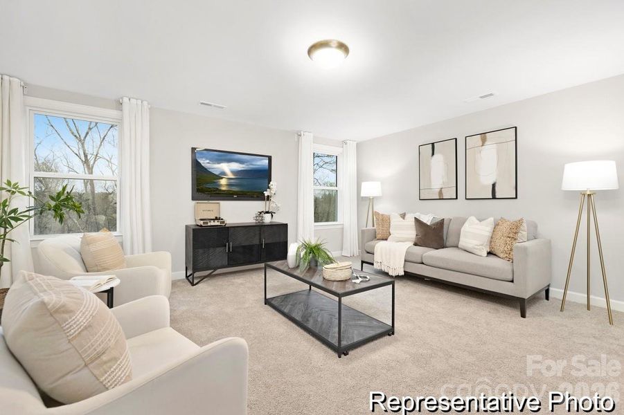 Furnished interior view inside a new home in Huntington Hills, Lincolnton (Image 24).