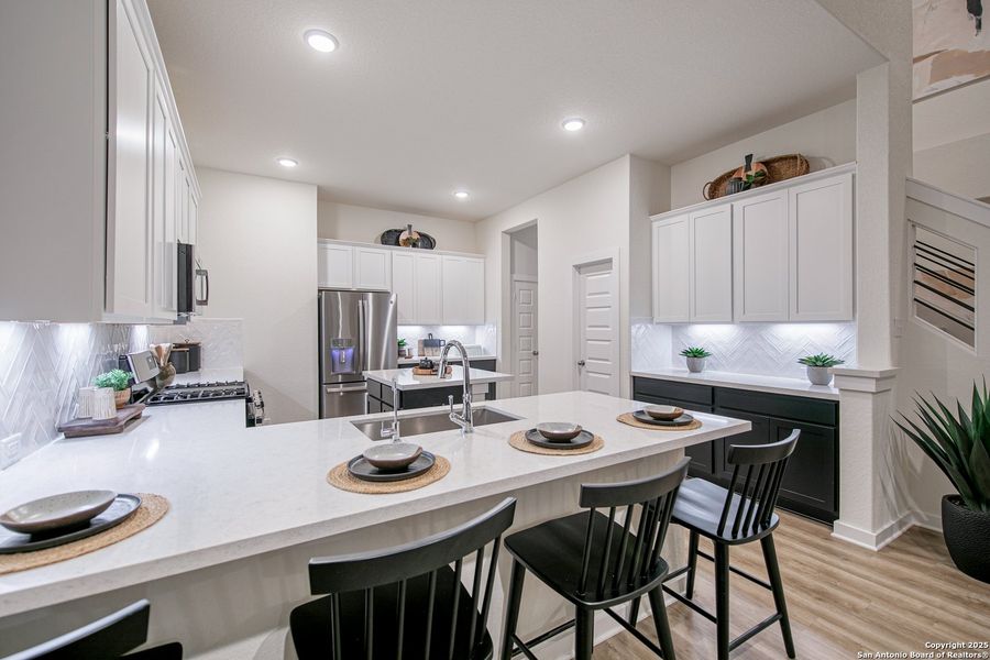 Furnished interior view inside a new home in Buffalo Crossing, Cibolo (Image 29).