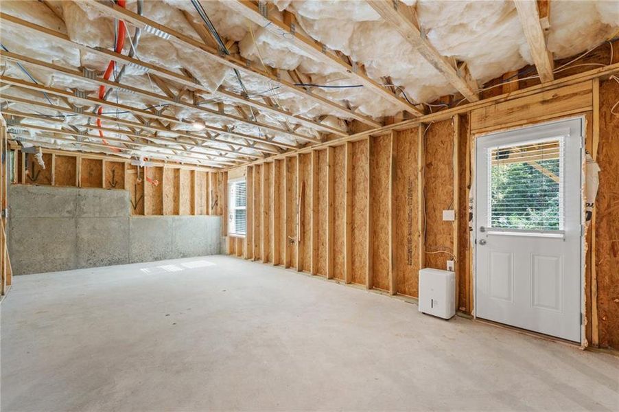 In-progress construction of a new home in The Woodlands Preserve, Jackson, GA (Image 31).