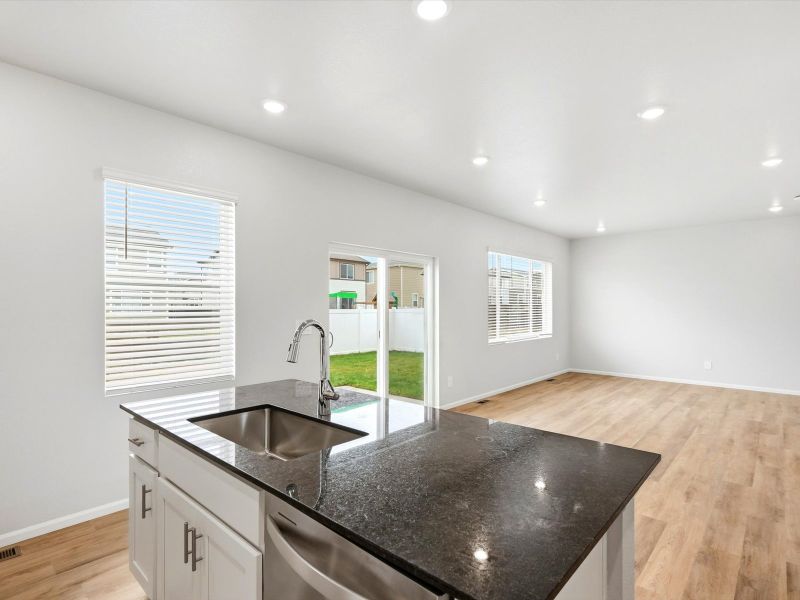 Furnished interior view inside a new home in Revere at Johnstown, Johnstown (Image 6).