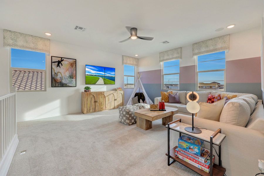 Representative furnished interior of a home built from the Sienna by Mattamy Homes in Tyler Ranch, Buckeye (Image 32).