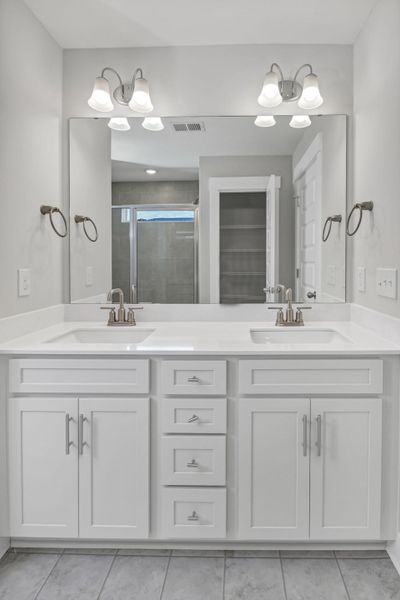Furnished interior view inside a new home in Lake Carolina Townhomes, Columbia (Image 17).