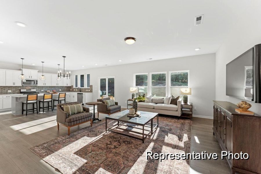 Furnished interior view inside a new home in , Ravenel (Image 7).