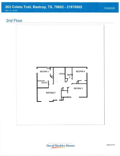 Floor Plan - 2nd Floor Floor Plan - 2nd Floor