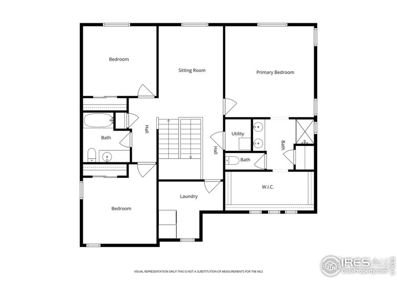 2D floor plan layout of this home in , Windsor, CO (Image 4).