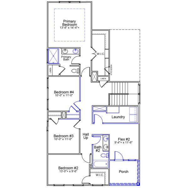 2D floor plan layout of this home in Pineland Preserve, Summerville, SC (Image 6). 2D floor plan layout of this home in Pineland Preserve, Summerville, SC (Image 6).