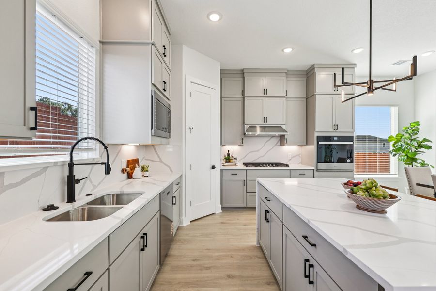 Furnished interior view inside a new home in Foxfield, Austin (Image 12).