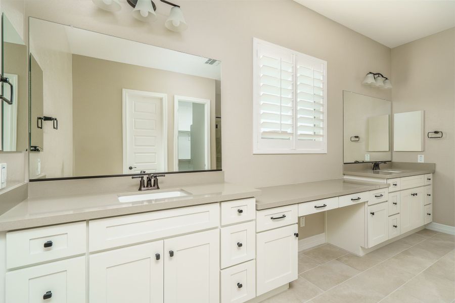 Furnished interior view inside a new home in Harmony at Montecito in Estrella, Goodyear (Image 32).