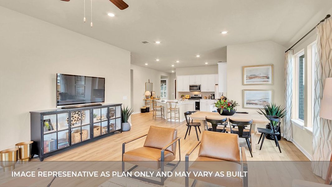 Furnished interior view inside a new home in Rosenbusch Ranch, Leander (Image 26). Furnished interior view inside a new home in Rosenbusch Ranch, Leander (Image 26).