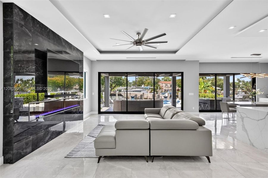 Furnished interior view inside a new home in , Fort Lauderdale (Image 16).
