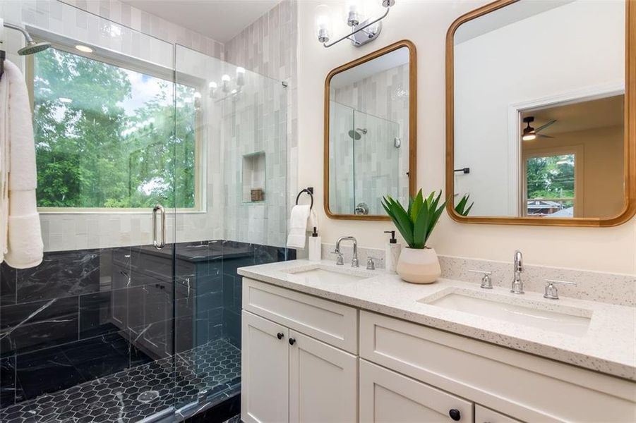 Furnished interior view inside a new home in , Atlanta (Image 14). Furnished interior view inside a new home in , Atlanta (Image 14).