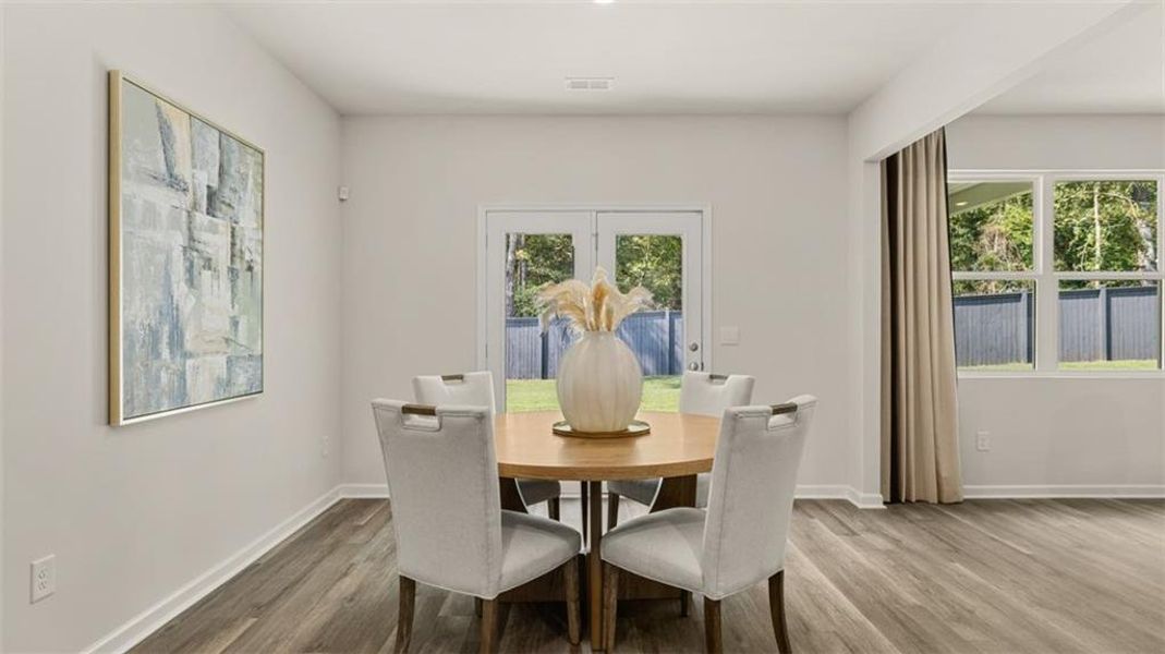 Furnished interior view inside a new home in Jackson Landing, Jefferson (Image 18). Furnished interior view inside a new home in Jackson Landing, Jefferson (Image 18).