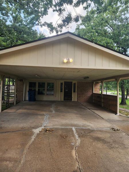 Front exterior of a new home in , Star Harbor, TX, highlighting curb appeal (Image 11).