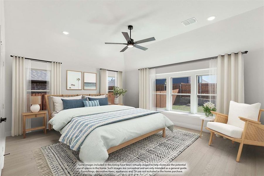 Furnished interior view inside a new home in North Grove, Waxahachie (Image 18).