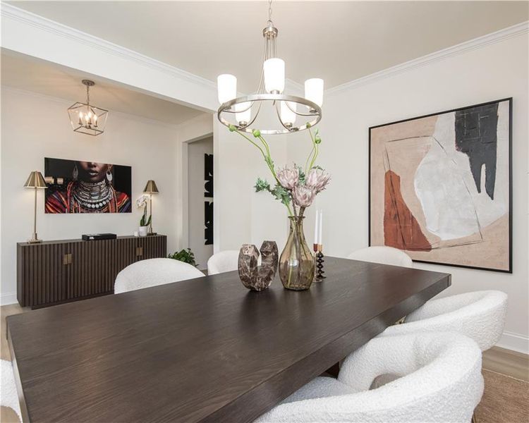 Furnished interior view inside a new home in Highland Park, Stonecrest (Image 31). Furnished interior view inside a new home in Highland Park, Stonecrest (Image 31).