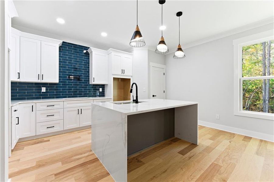 Furnished interior view inside a new home in , Hampton (Image 13).