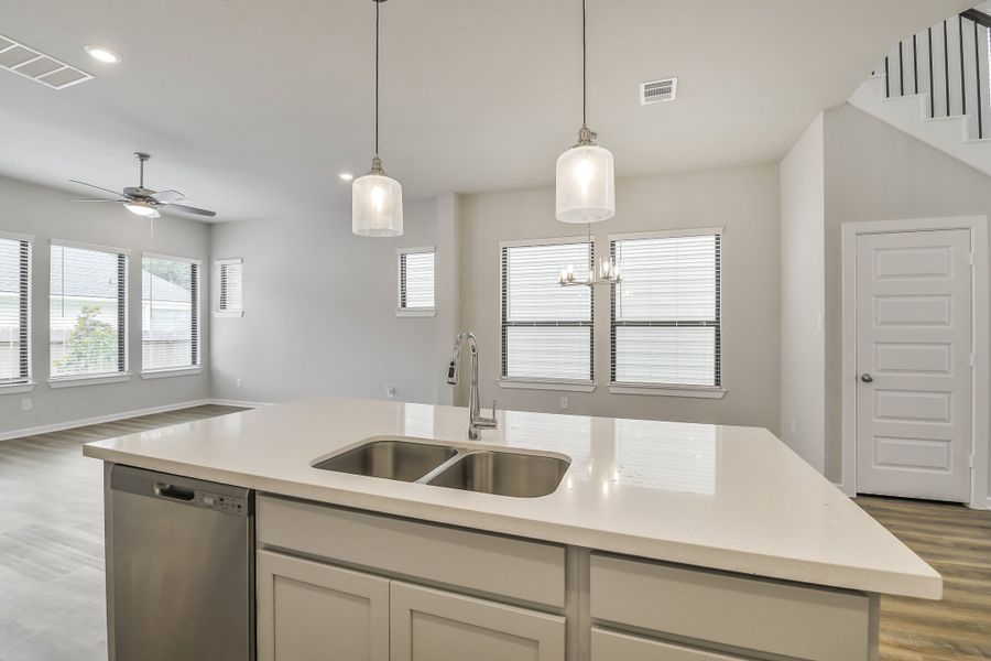 Furnished interior view inside a new home in Summer Place  35', Montgomery (Image 12).