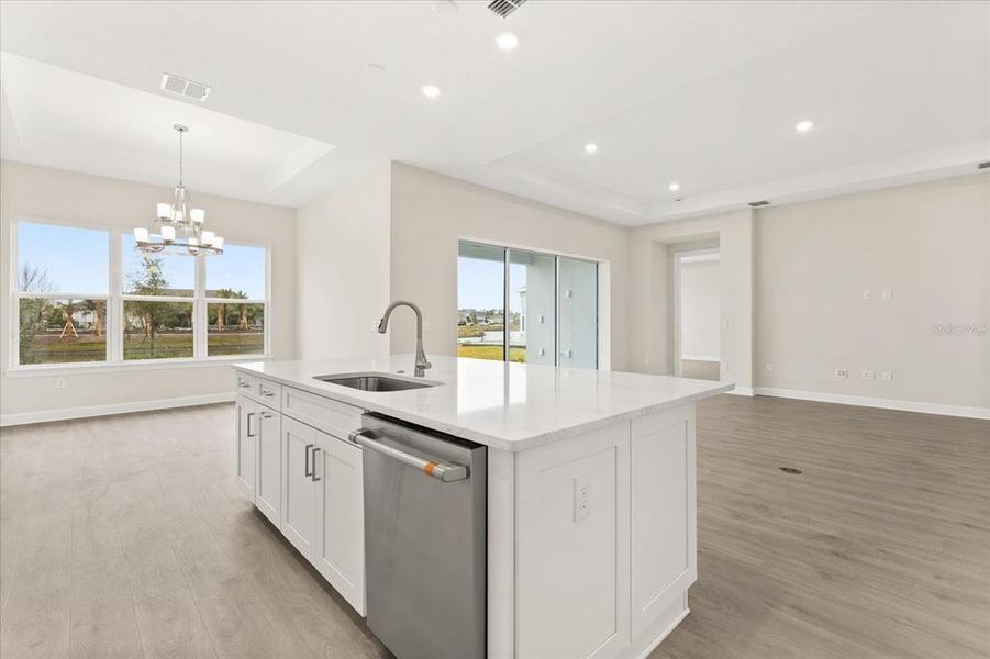 Furnished interior view inside a new home in , St. Cloud (Image 9).