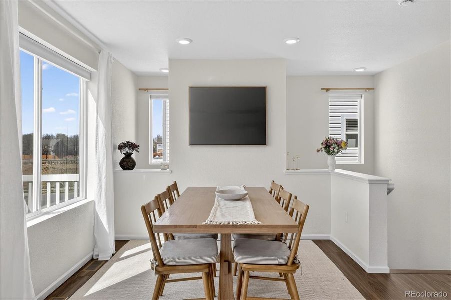 Flex space being used as formal Dining Room