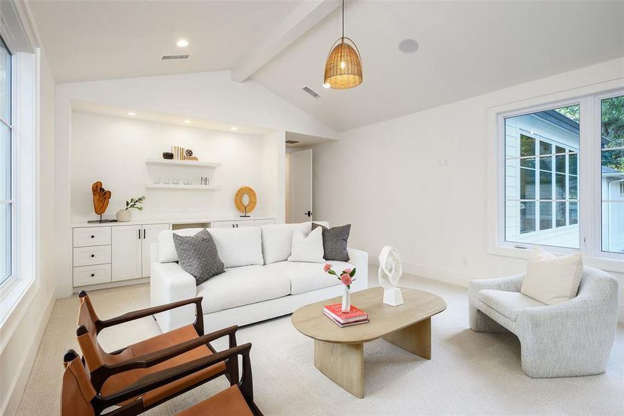 Furnished interior view inside a new home in , Dallas (Image 36). Furnished interior view inside a new home in , Dallas (Image 36).